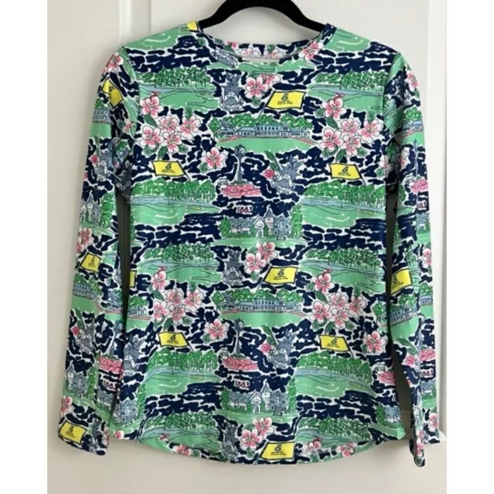 Smith & Quinn Kaeli Smith Custom Print Marlow Long Sleeve Top/ New